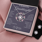 Granddaughter (Love Knot neckless Set)