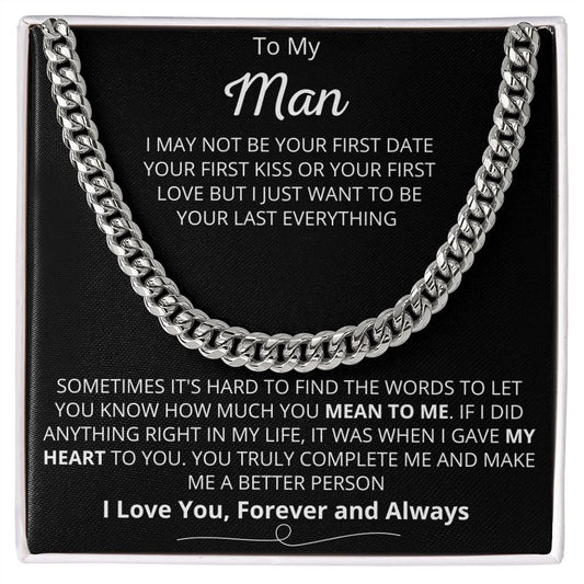 To My Man (Cuban Link Chain)